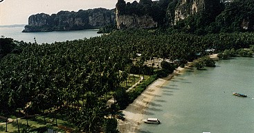 Railay ithmus east beach (Cocos, Sunrise)