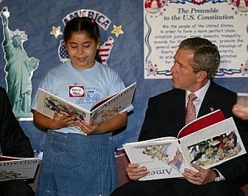 dubya's a moron